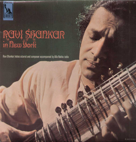 Ravi Shankar In New York Indian Vinyl LP