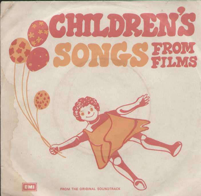 Children's Songs From Film Bollywood Vinyl EP