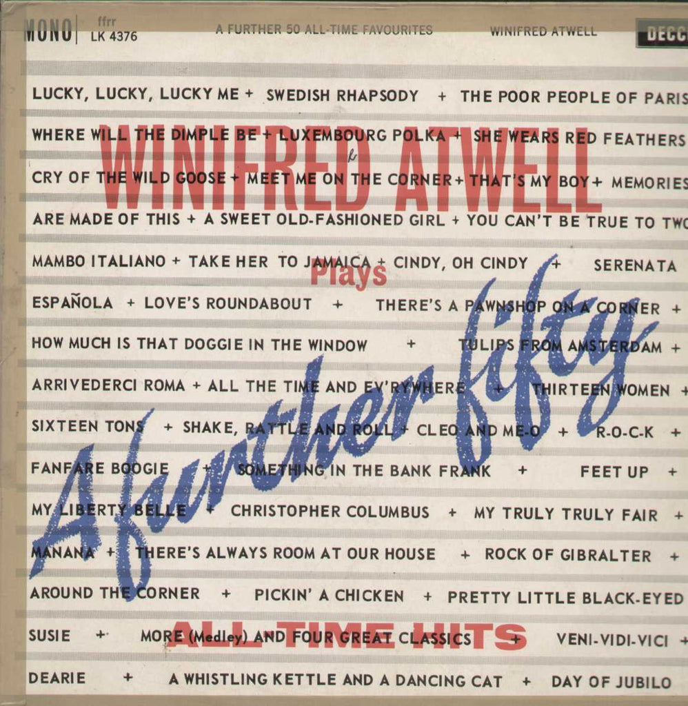 Winfred Atwell Plays A Further Fifty All-Time Favourites English Vinyl LP