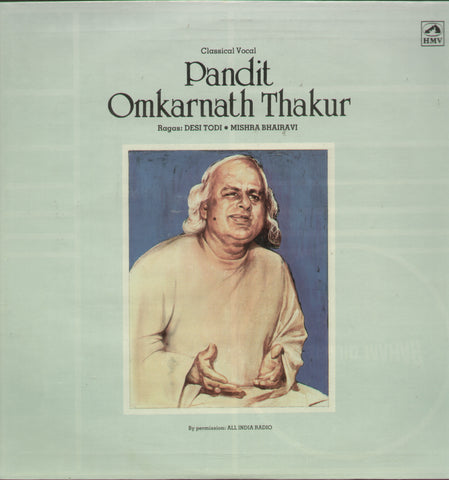 Pandit Omkarnath Thakur - Classical Bollywood Vinyl LP
