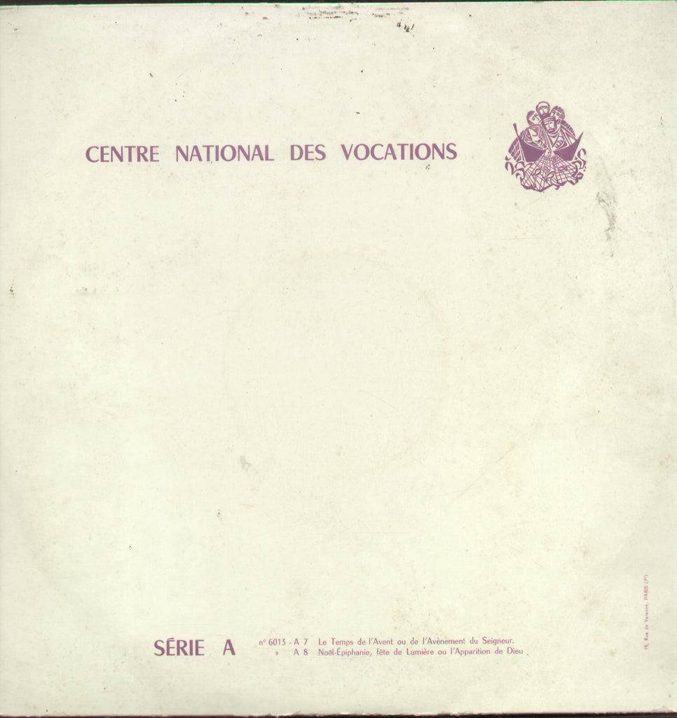 Centre National Des Vocations Srie A - English Bollywood Vinyl LP