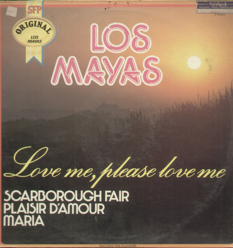 Los Mayas Love Me Please Love Me - English Bollywood Vinyl LP