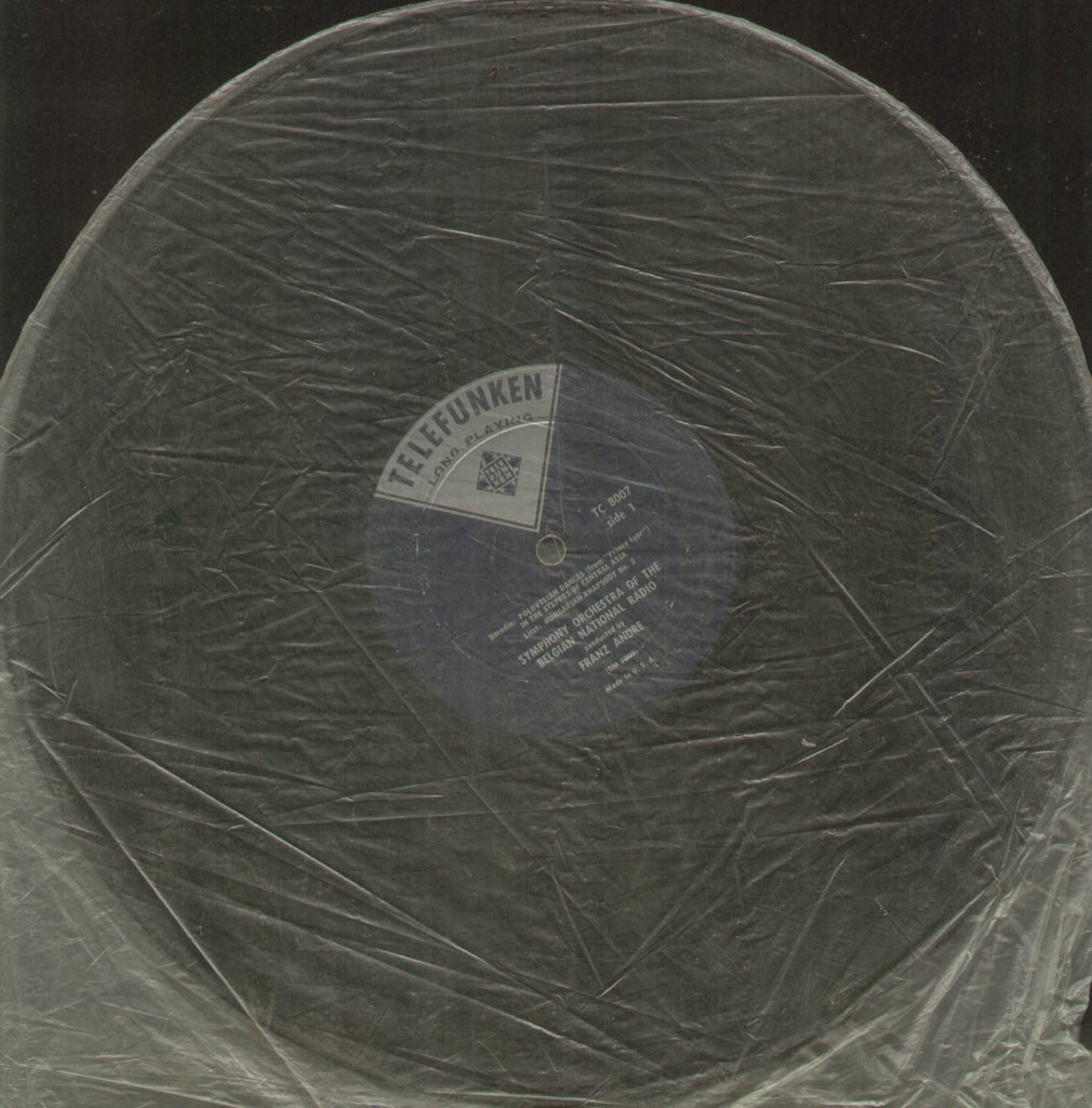 Symphony Orchestra of The Belgian National Radio - English Bollywood Vinyl LP - No Sleeve