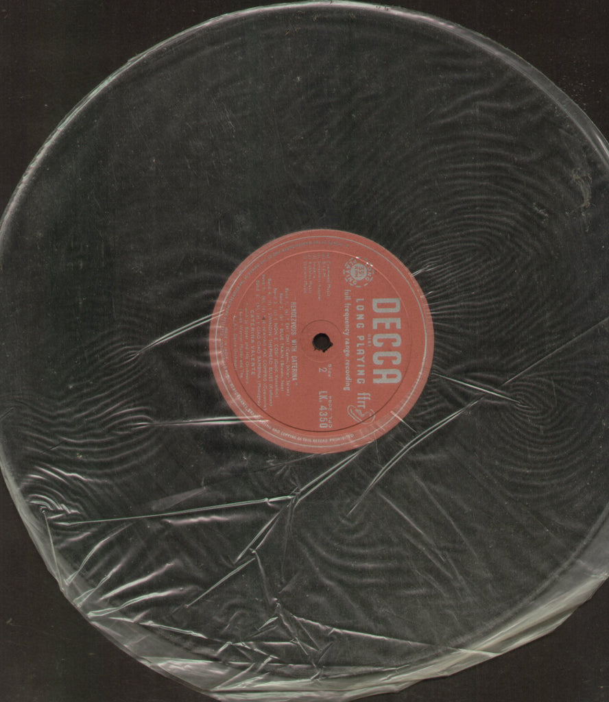 Rendezvous With Caterina - English Bollywood Vinyl LP - No Sleeve