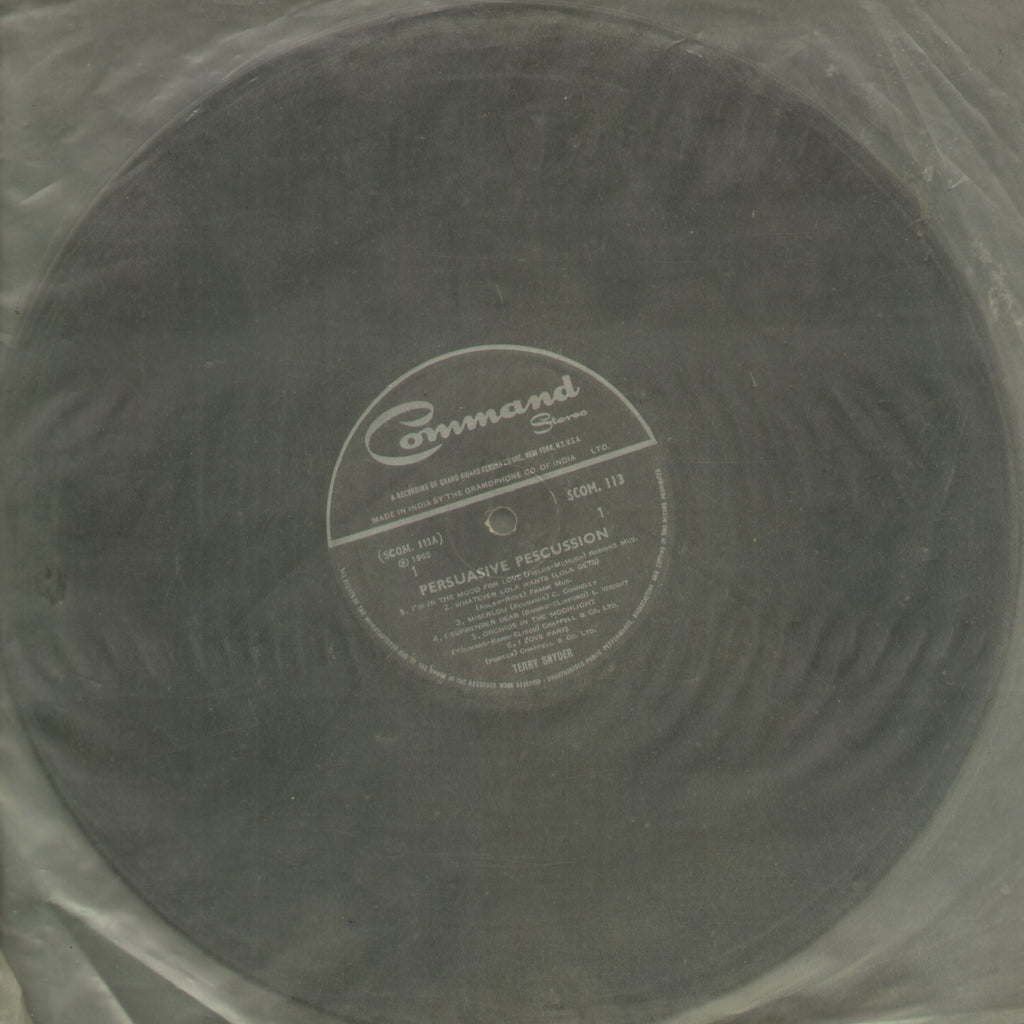 Persuasive Pescussion - English Bollywood Vinyl LP - No Sleeve