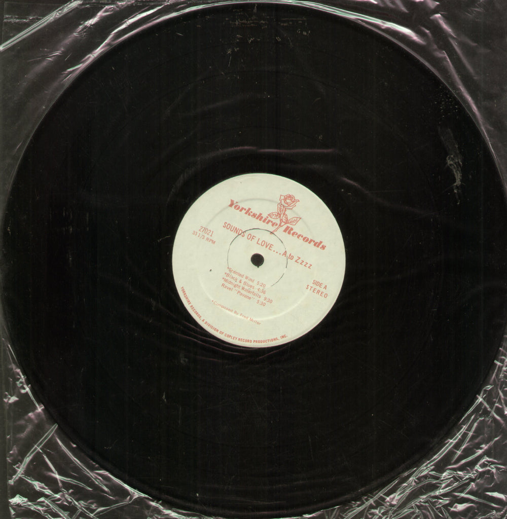 Sounds of Love A to Zzzz - English Bollywood Vinyl LP - No Sleeve