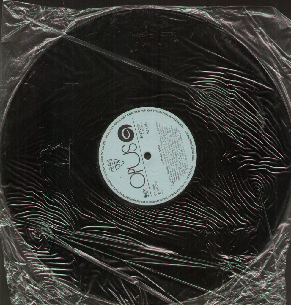 Z Historie Opery - English Bollywood Vinyl LP - No Sleeve