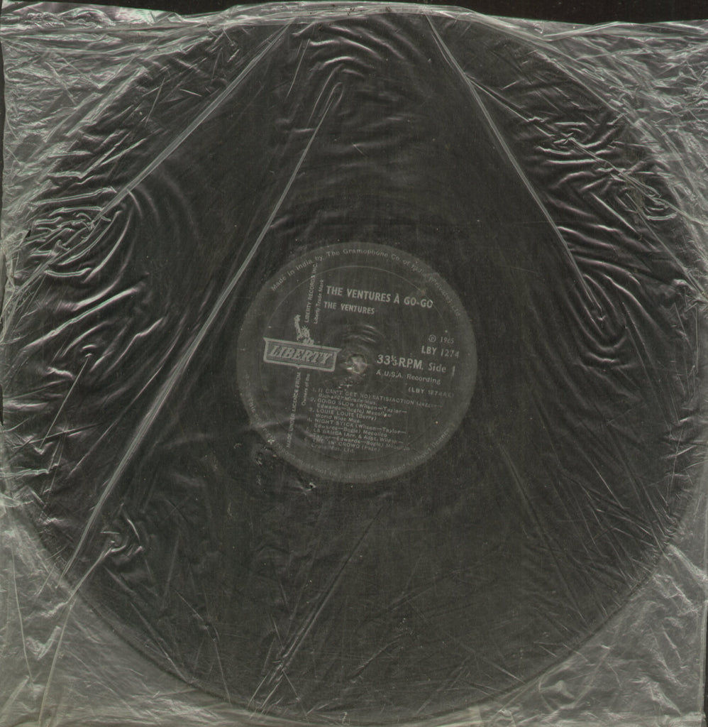 The Ventures A Go Go - English Bollywood Vinyl LP - No Sleeve