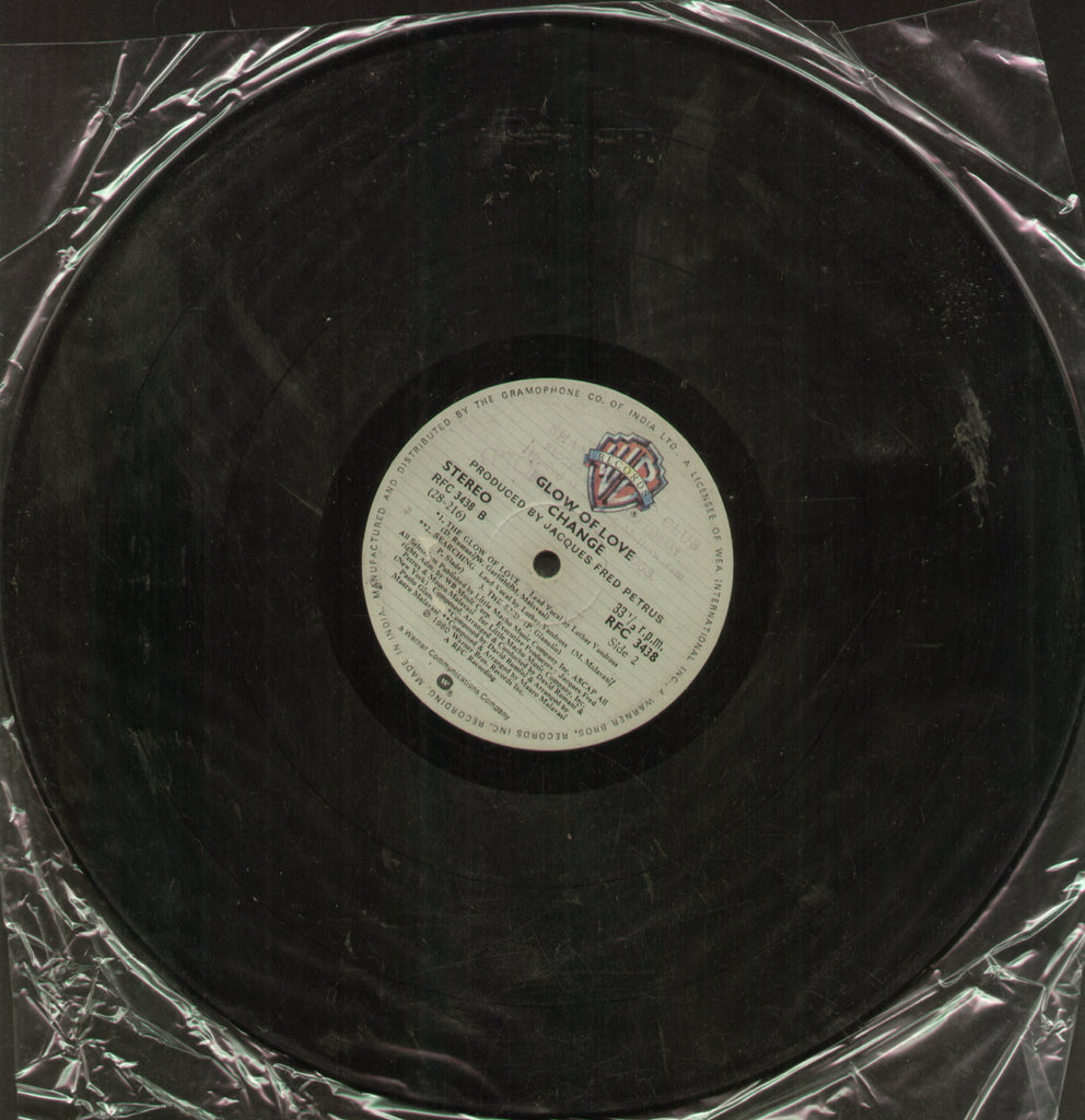 The Glow of Love - English Bollywood Vinyl LP - No Sleeve