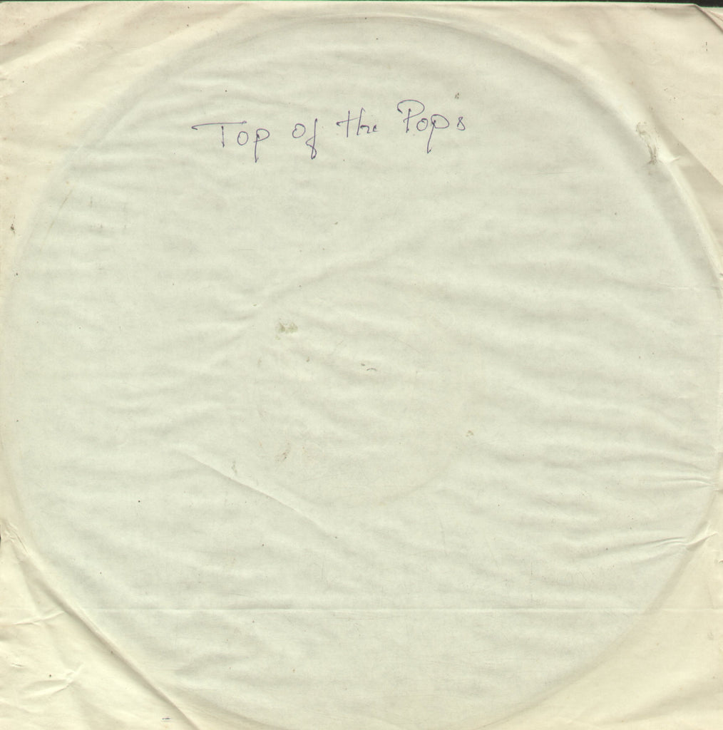 Top of The Pops - English Bollywood Vinyl LP - No Sleeve