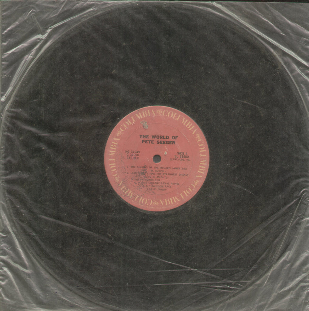 The World of Pete Seeger - English Bollywood Vinyl LP - No Sleeve