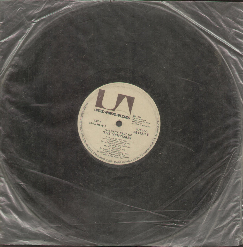 The Very Best of The Ventures - English Bollywood Vinyl LP - No Sleeve