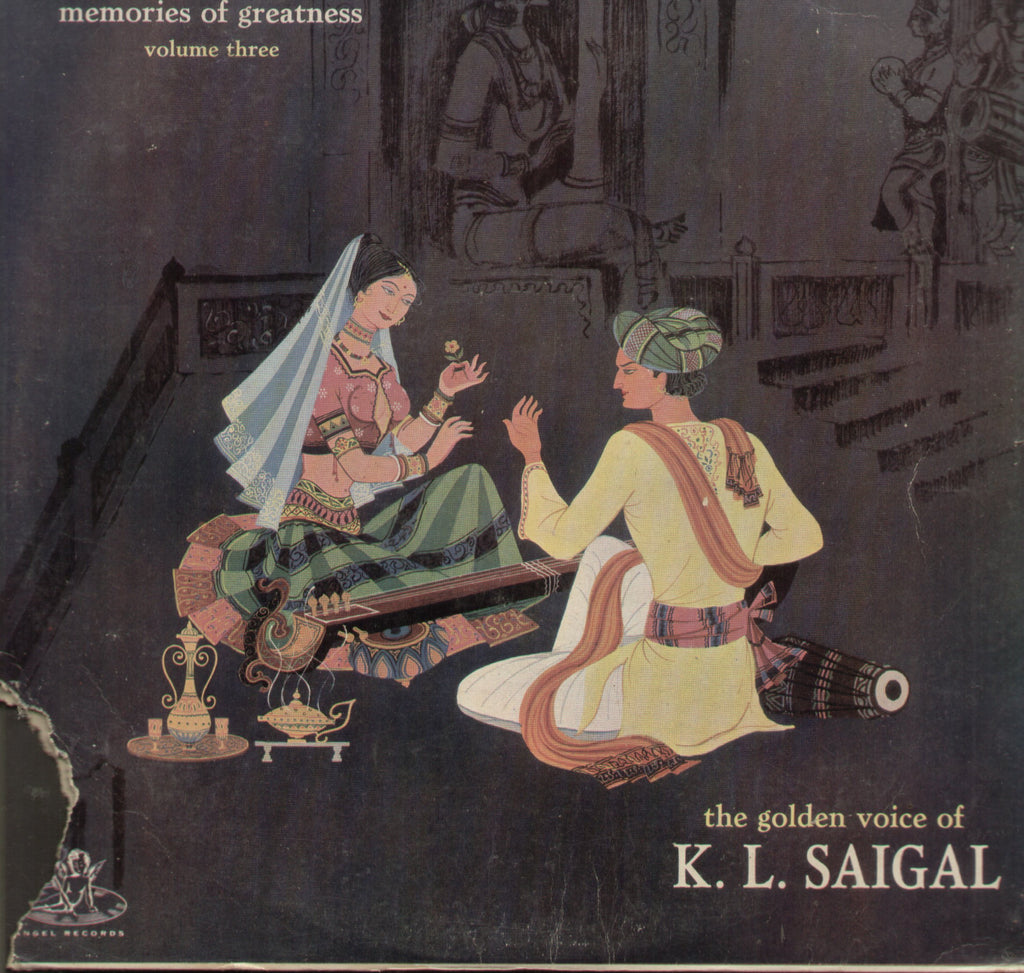 Memories of Greatness- The Golden Voice of K.L. Saigal Vol. 3 - Classical Bollywood Vinyl LP
