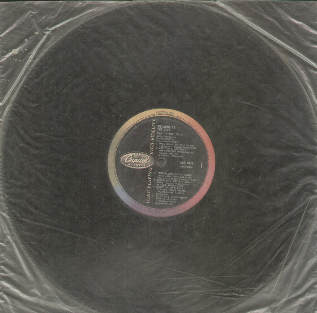 Welcome To The Club - English Bollywood Vinyl LP - No Sleeve