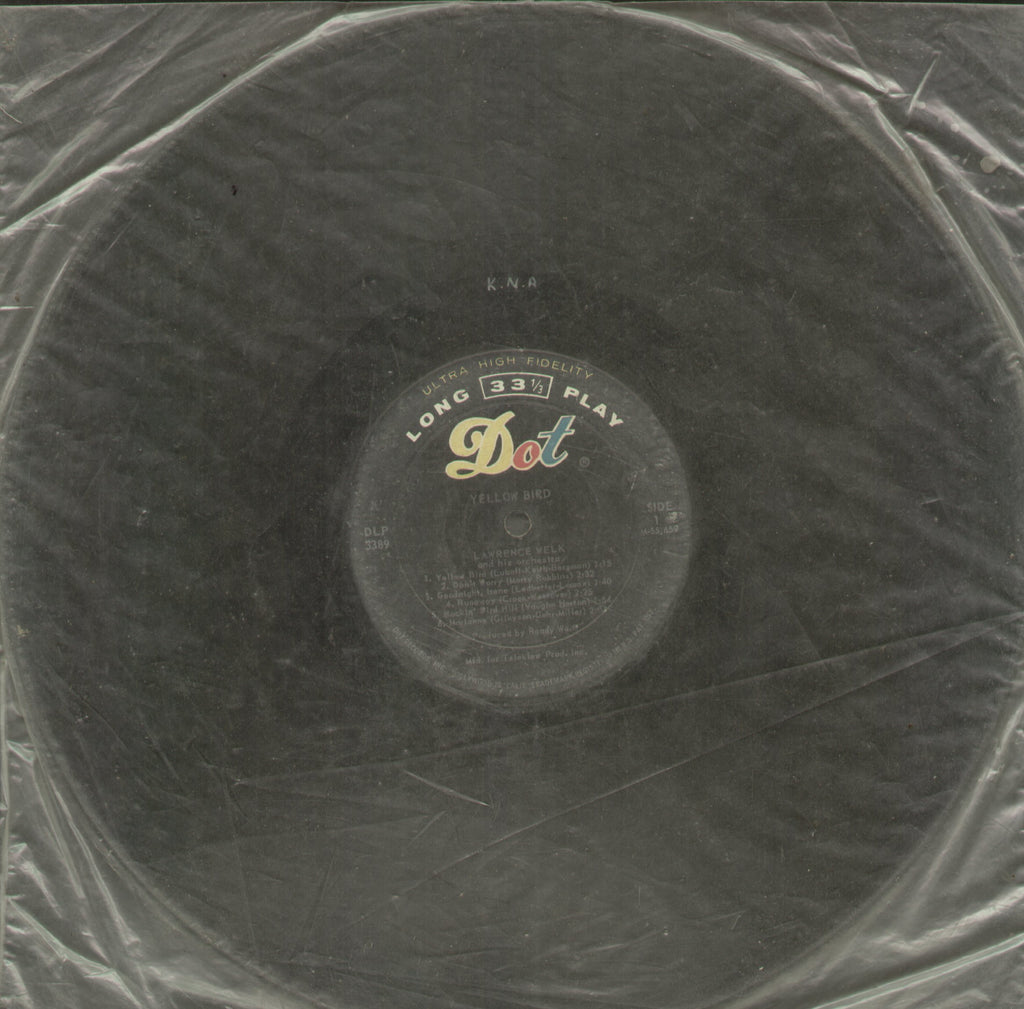 Yellow Bird - English Bollywood Vinyl LP - No Sleeve