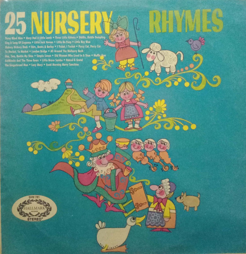 25 NURSERY RHYMES-English Vinyl LP