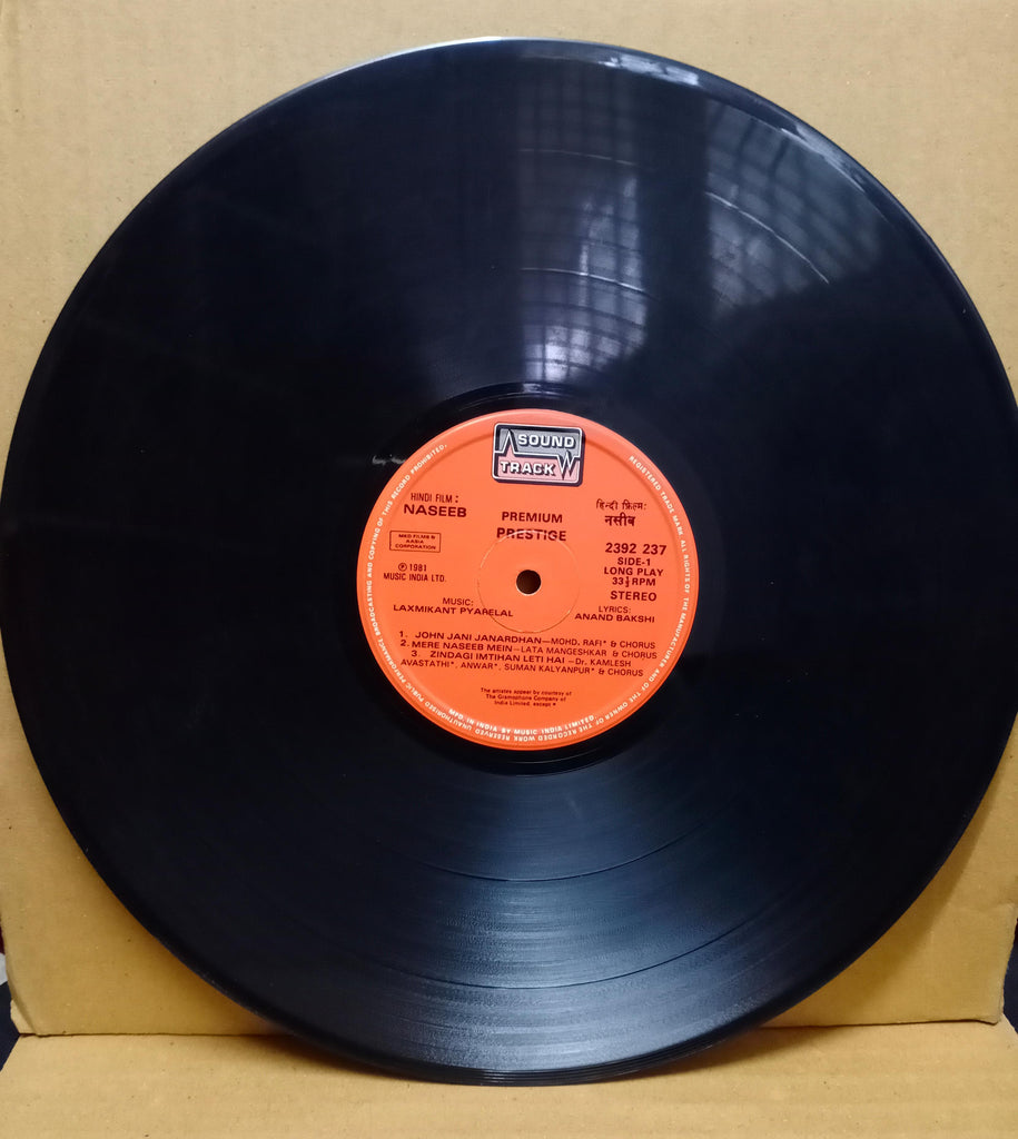"NASEEB" Hindi vinyl LP