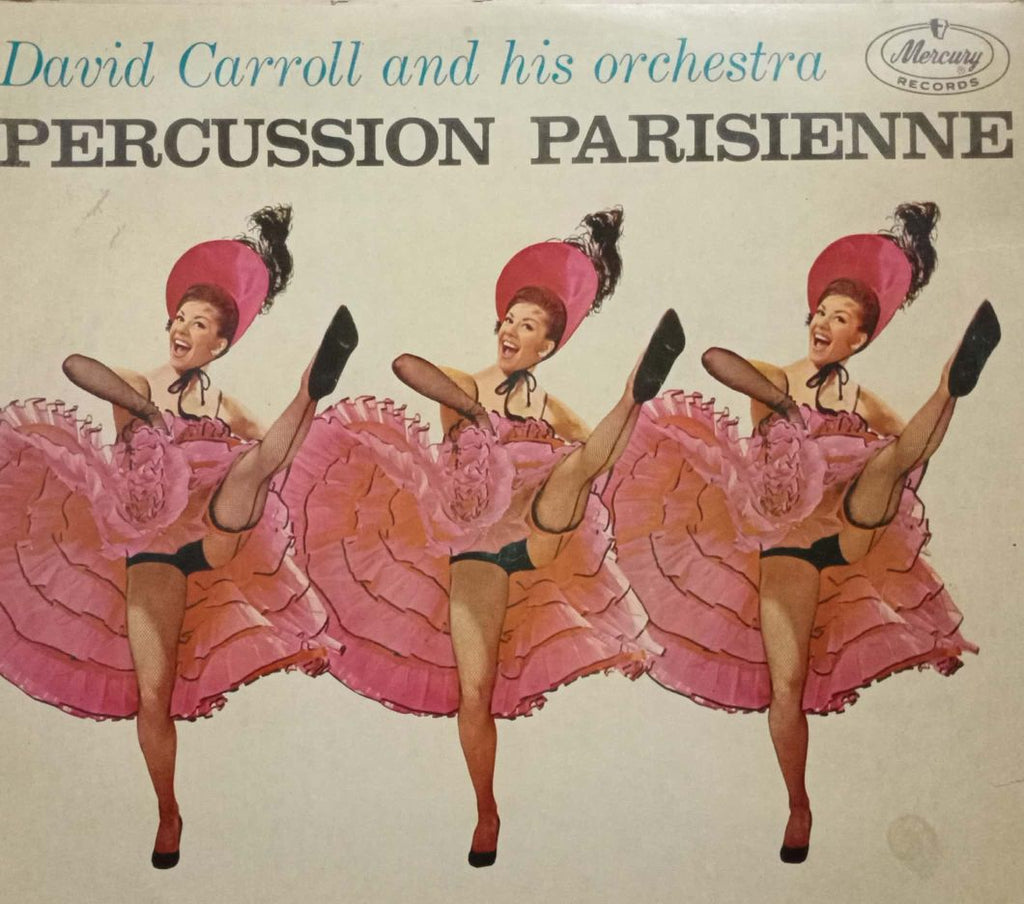 DAVID CARROLL AND HIS ORCHESTRA PERCUSSION PARISIENNE-English vinyl LP