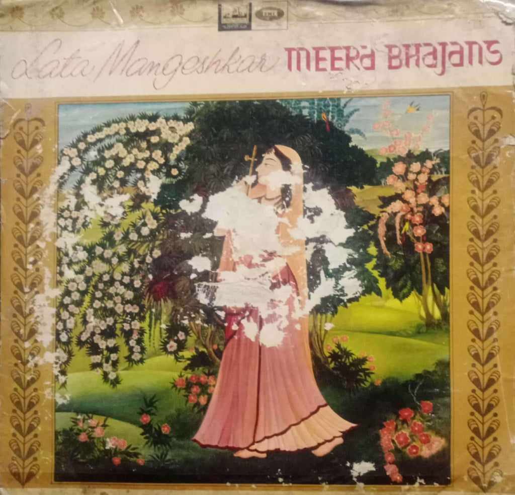 LATA MANGESHKAR MEERA BHAJANS - Hindi vinyl LP