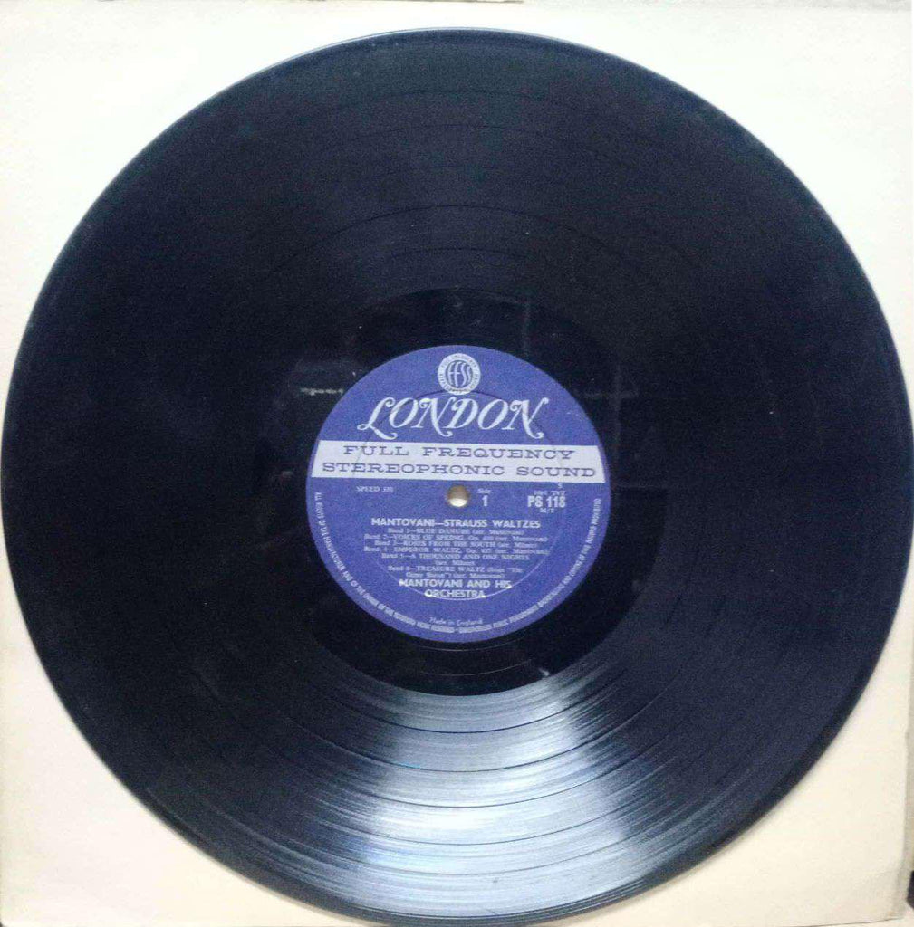 MANTOVANI STRAUSS WALTZES - English Vinyl LP