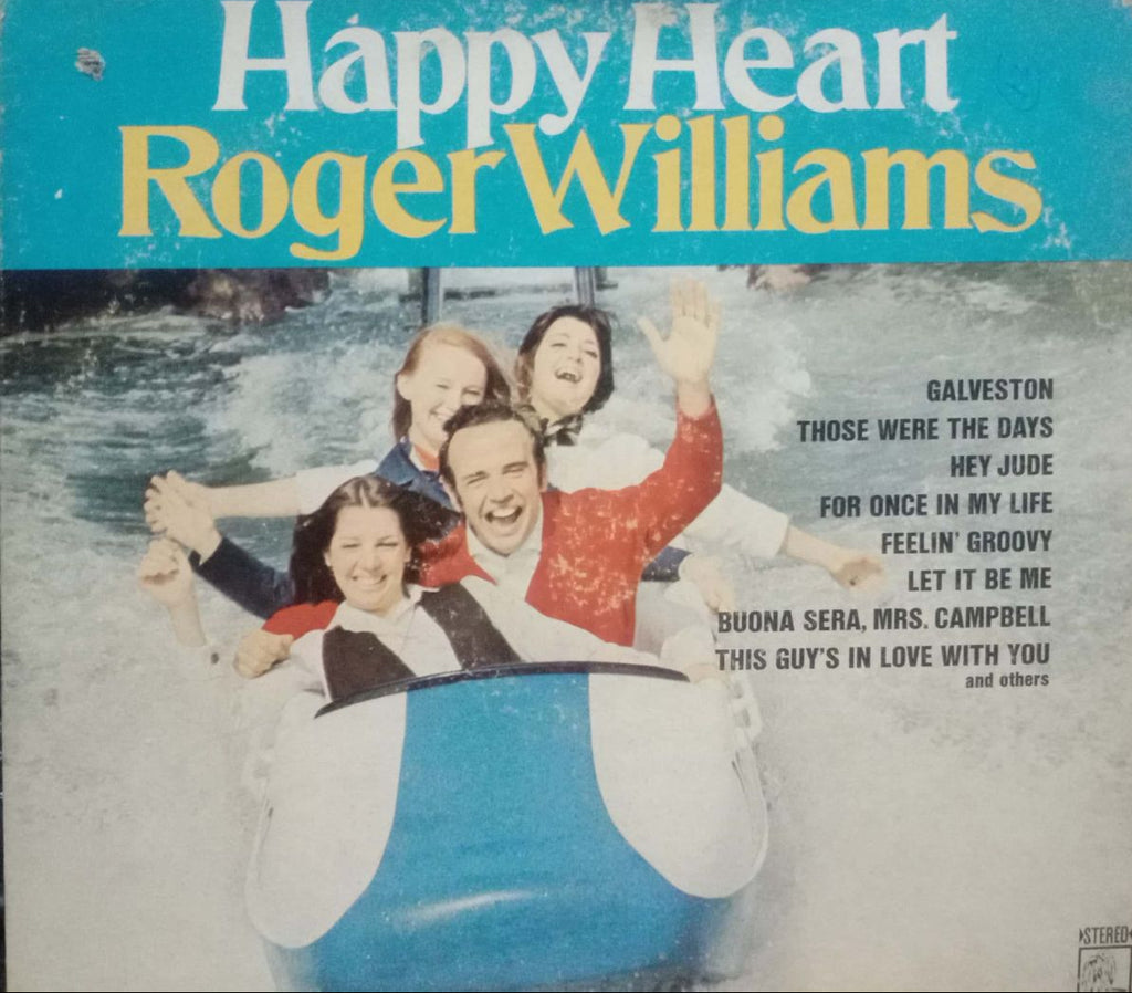 HAPPY HEART ROGER WILLIAMS - ENGLISH VINYL LP