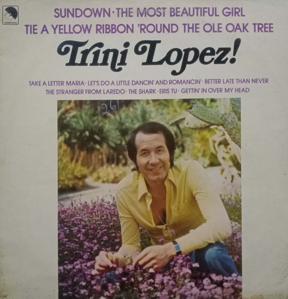 TRINI LOPEZ - ENGLISH VINYL LP