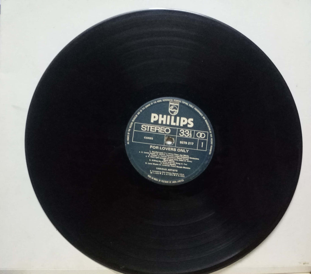 FOR LOVERS ONLY - ENGLISH VINYL LP