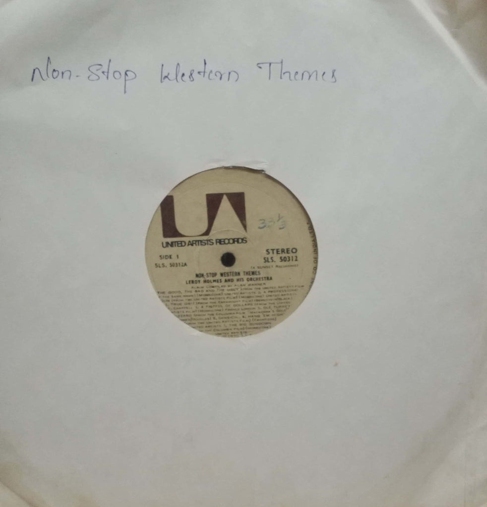 NON STOP WESTERN THEMES - ENGLISH VINYL LP