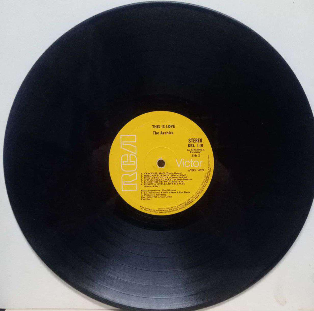THIS IS LOVE THE ARCHIES - ENGLISH VINYL LP