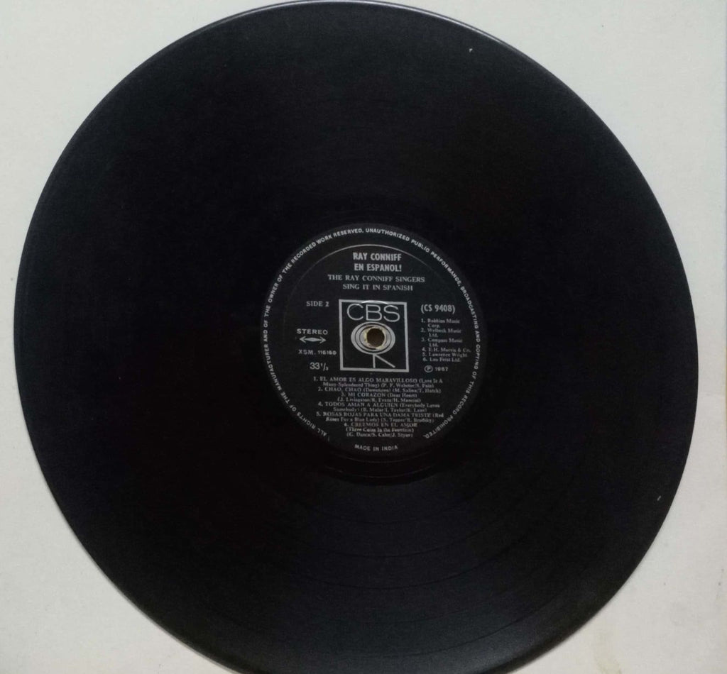 RAY CONNIFF EN ESPANOL - VINYL LP - NO SLEEVE