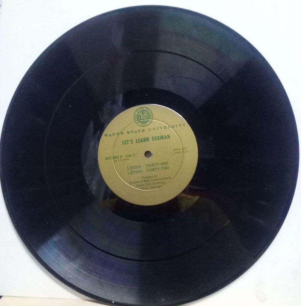 LET'S LEARN GERMAN LESSON TWENTY NINE TO THIRTY TWO  - ENGLISH VINYL LP