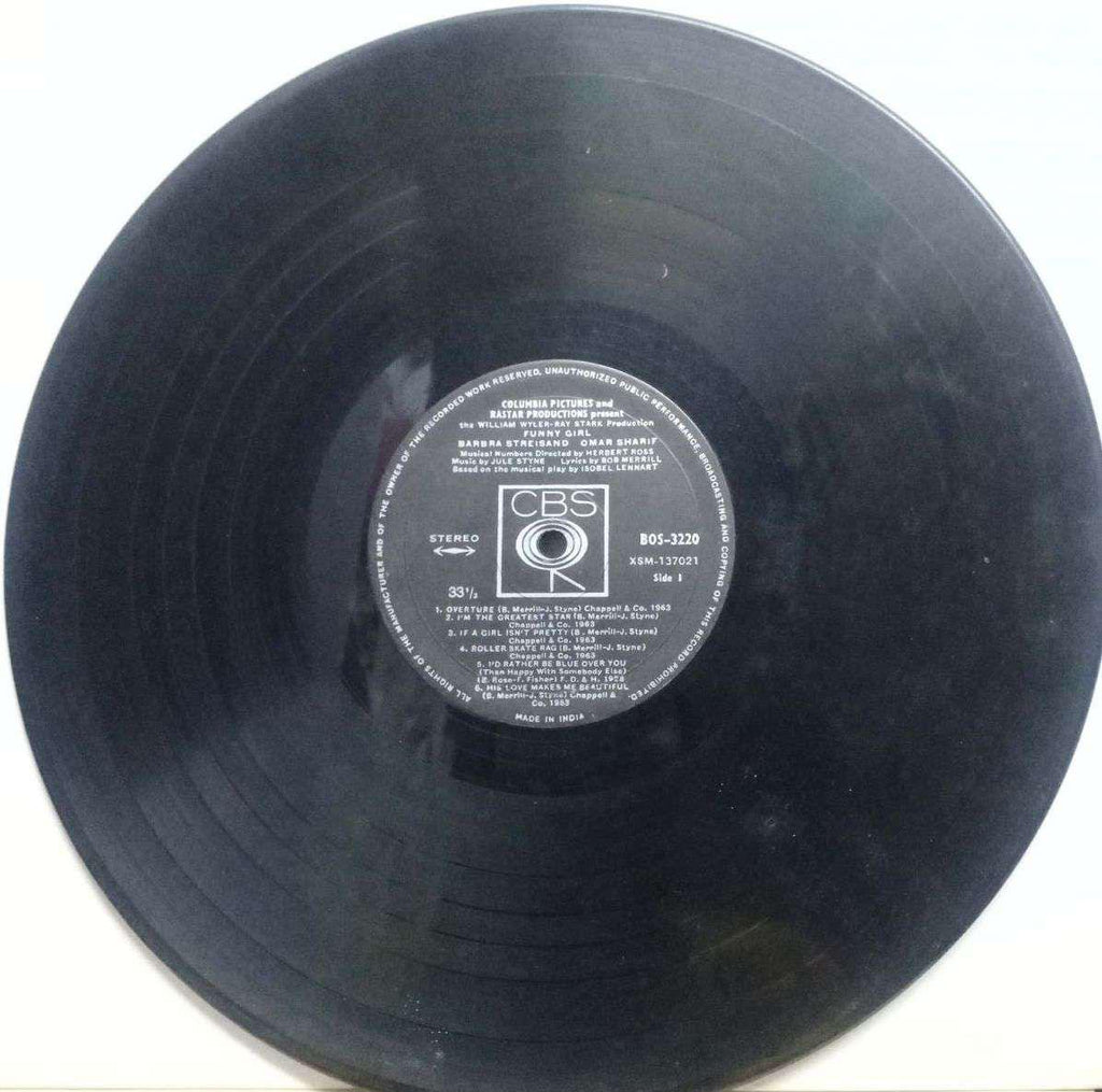 FUNNY GIRL - ENGLISH VINYL LP