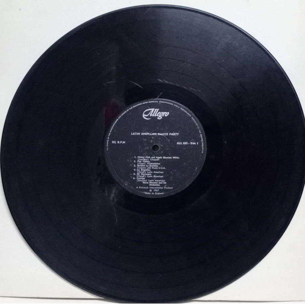 LATIN AMERICAN DANCE PARTY - ENGLISH VINYL LP - NO SLEEVE