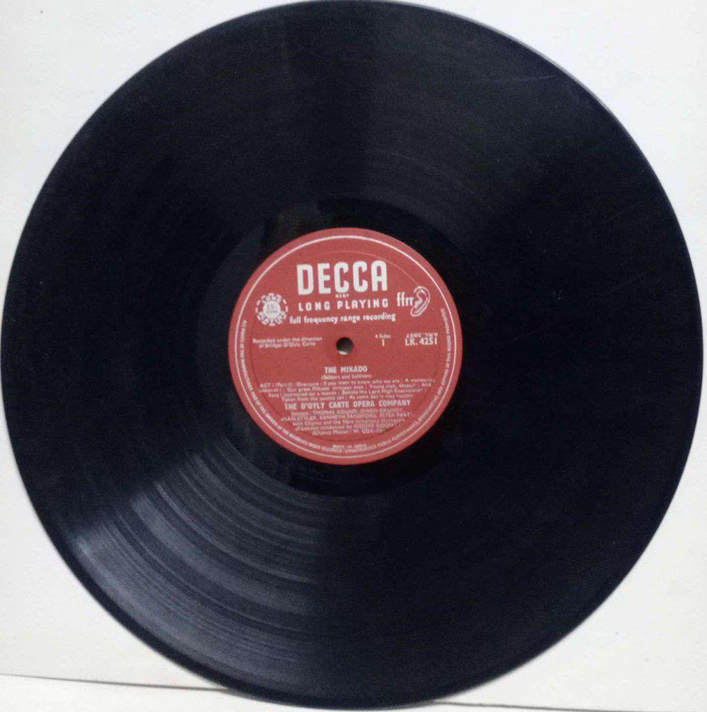 THE MIKADO - ENGLISH VINYL LP - NO SLEEVE