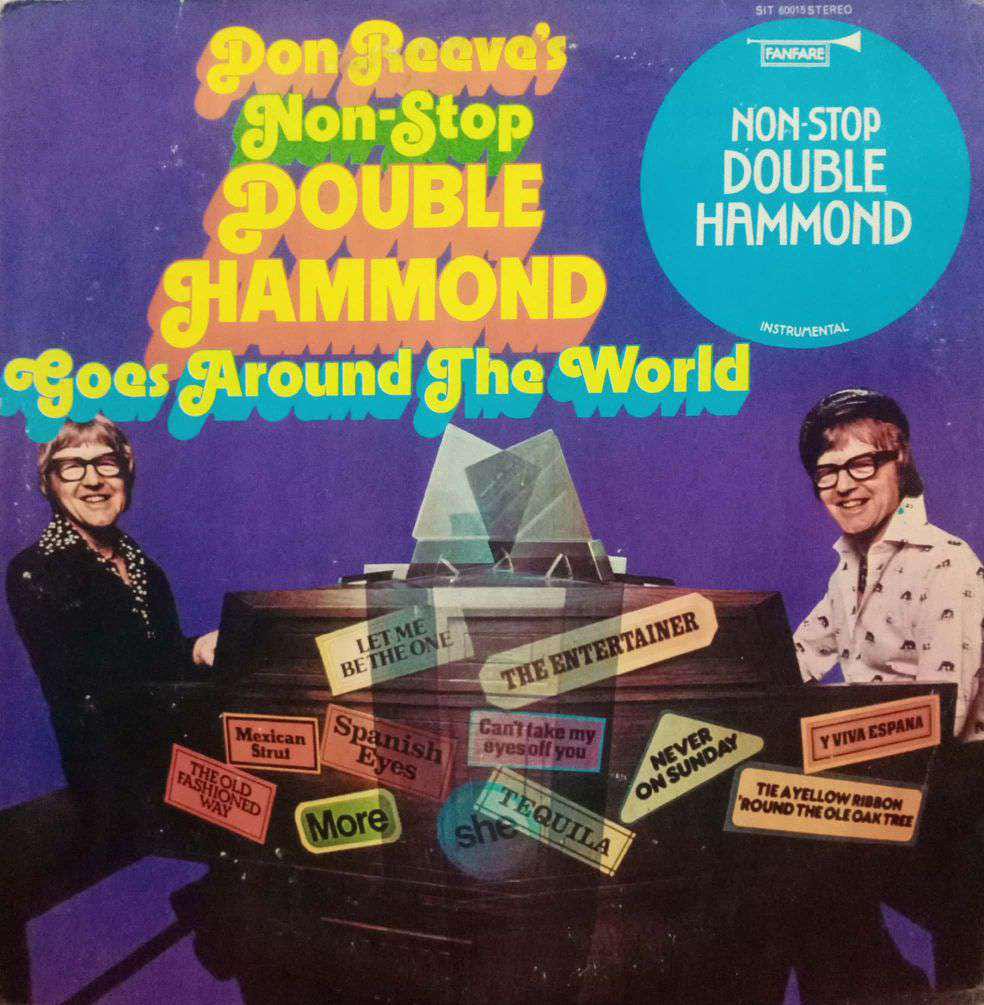 NON STOP DOUBLE HAMMOND - ENGLISH VINYL LP