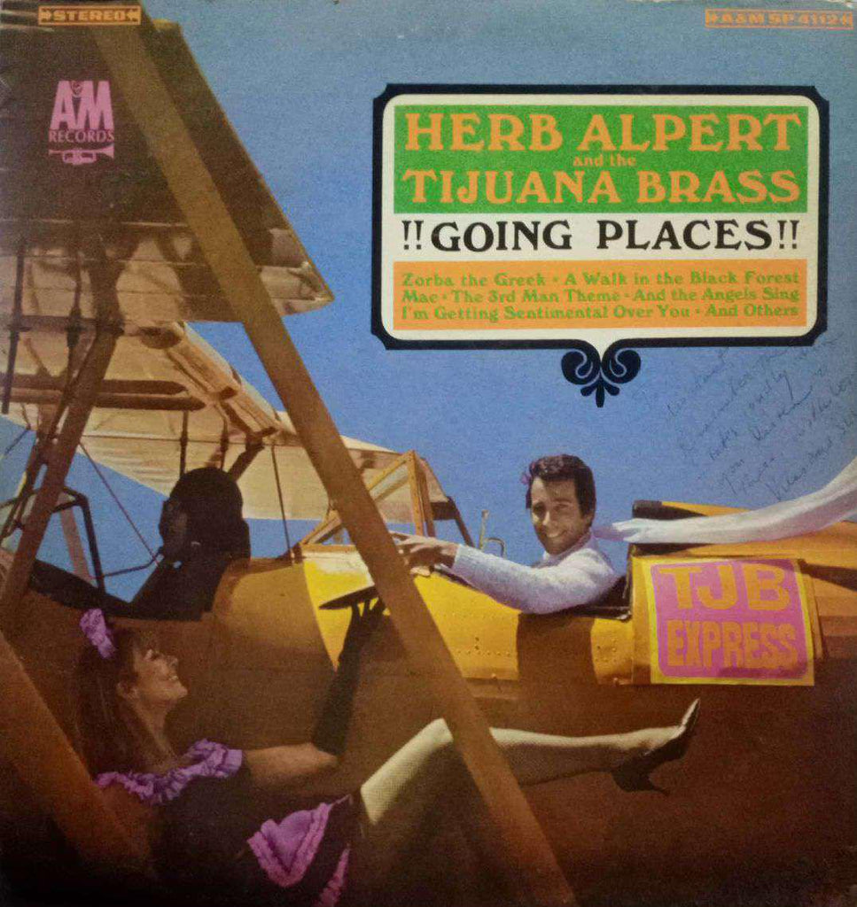 HERB ALPERT AND THE GOING PLACES - ENGLISH VINYL LP