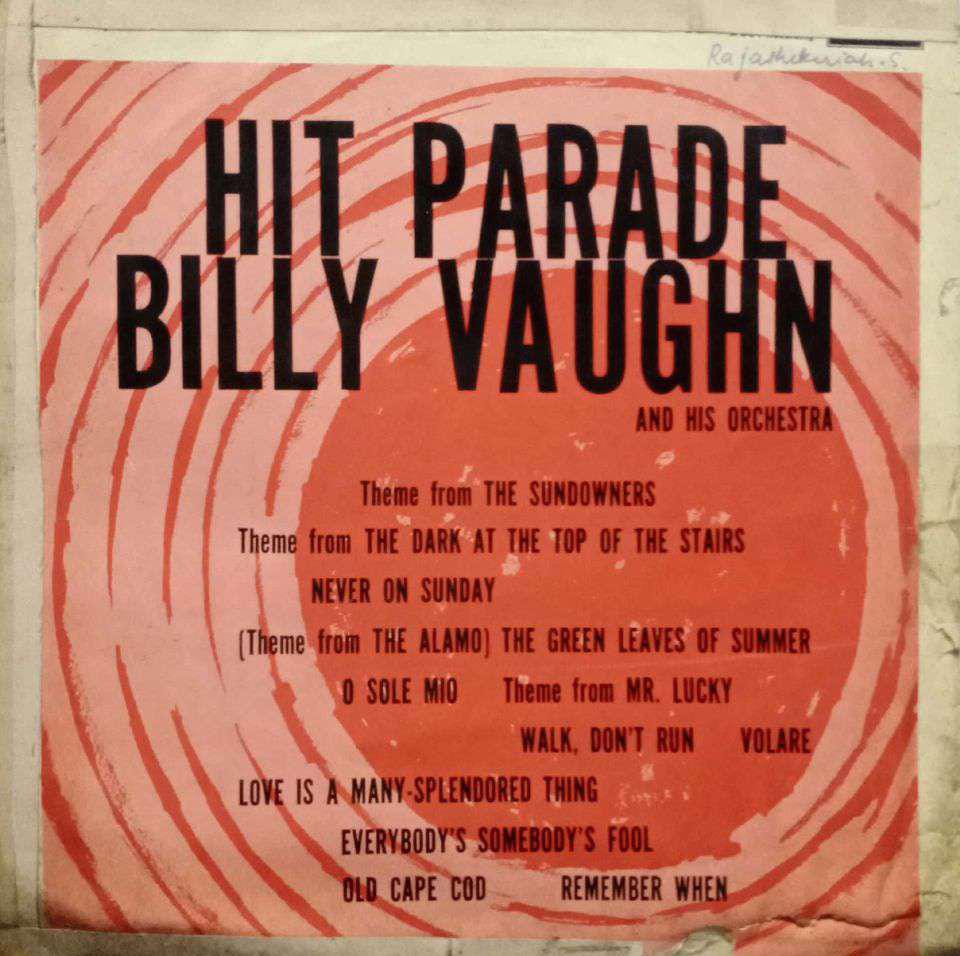 HIT PARADE BILLY VAUGHN - ENGLISH VINYL LP