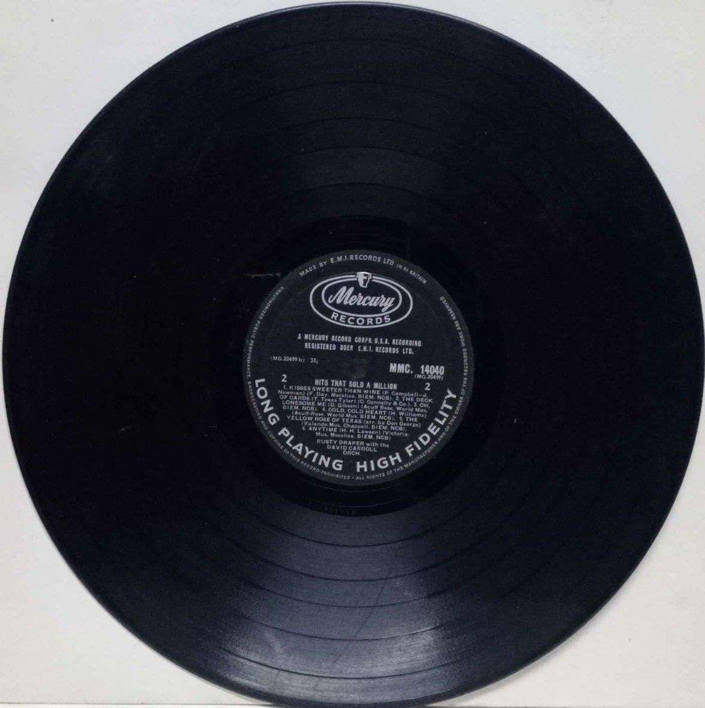 HITS THAT SOLD A MILLION - ENGLISH VINYL LP
