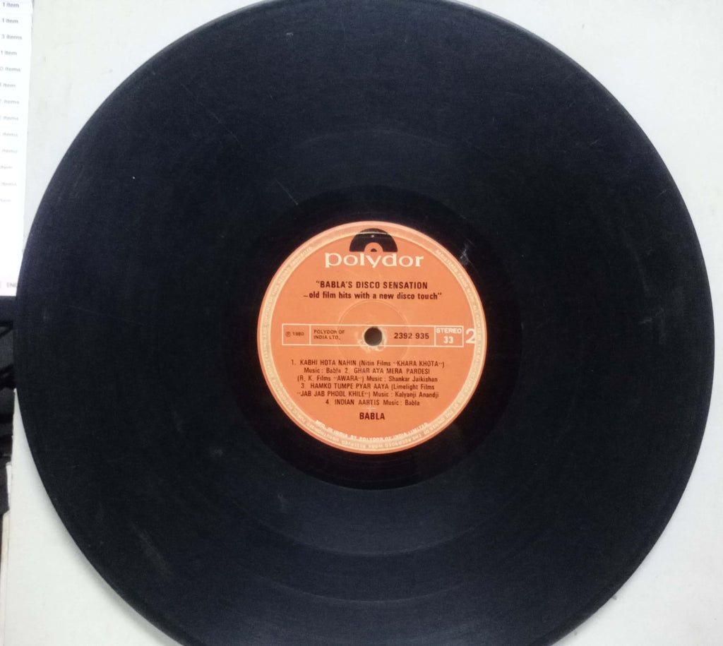BABLA'S DISCO SENSATION - HINDI VINYL LP