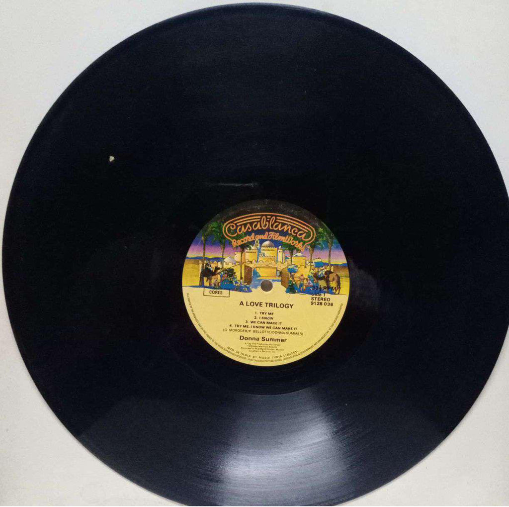 A LOVE TRILOGY DONNA SUMMER - ENGLISH VINYL LP