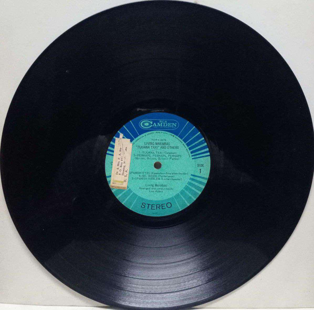 LIVING MARIMBAS - ENGLISH VINYL LP