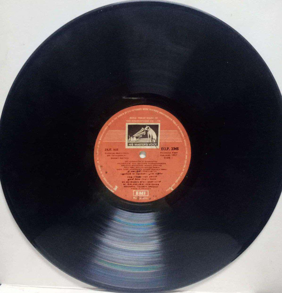 CLASSICAL BASIC VOCAL SRI THYAGARAJA SWAMY KRITHIS - VINYL LP