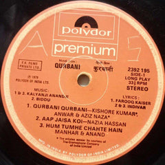 QURBANI - HINDI VINYL LP