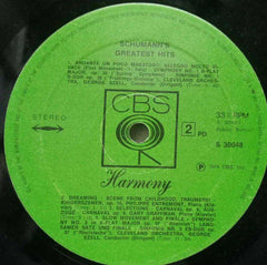 SCHUMANNS GREATEST HITS - ENGLISH VINYL LP