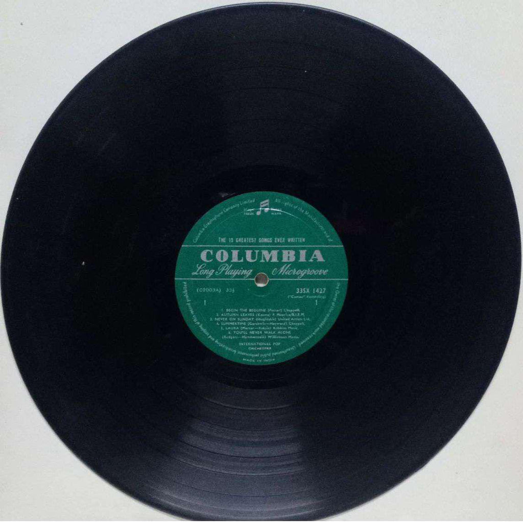 THE 12 GREATEST SONGS EVER WRITTEN - ENGLISH VINYL LP