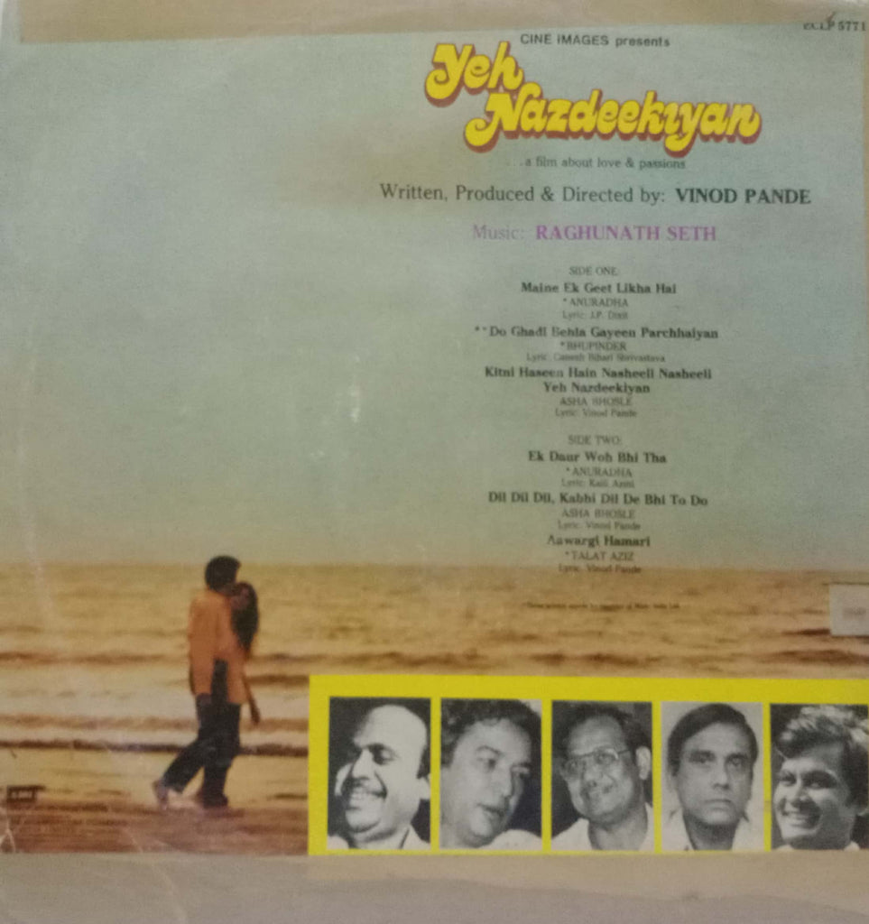 YEH NAZDEEKIYAN - HINDI VINYL LP