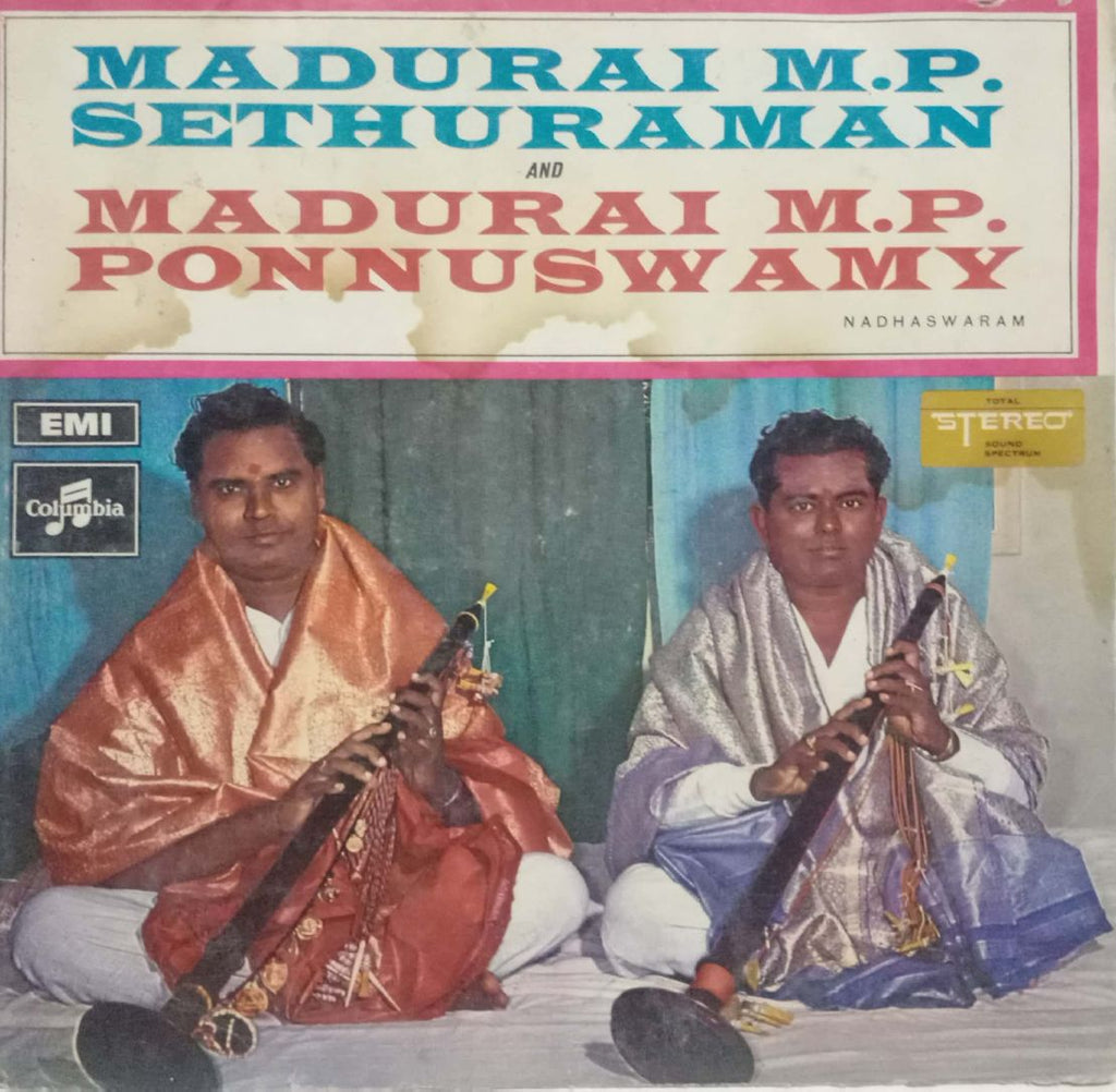 MADURAI M.P. SETHURAMAN MADURAI M.P.PONNUSWAMY -VINYL LP
