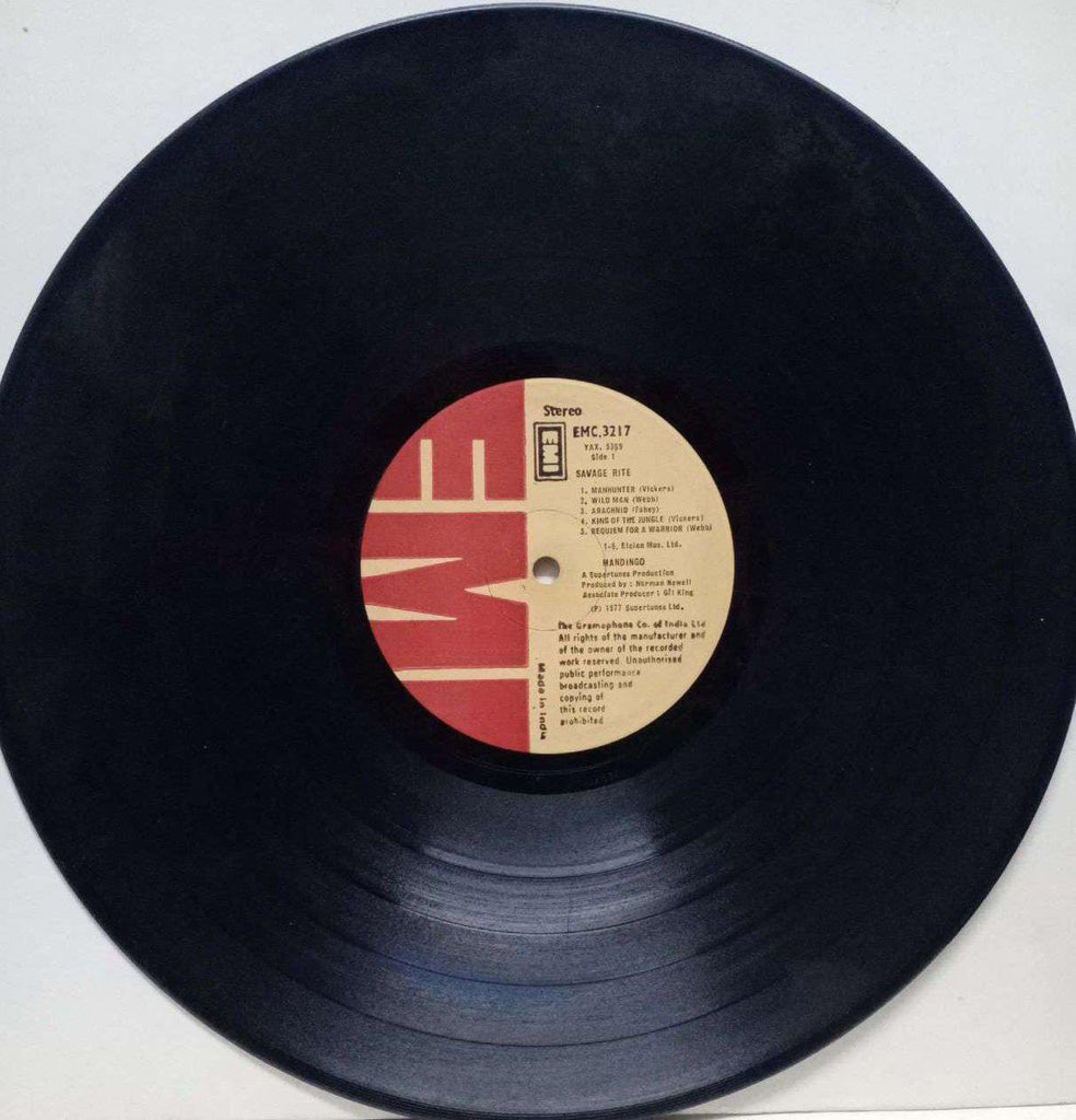 SAVAGE RITE AND MANDINGO - VINYL LP