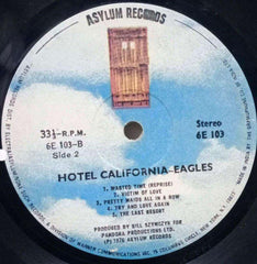 HOTEL  COLIFORNIA EAGLES - VINYL LP