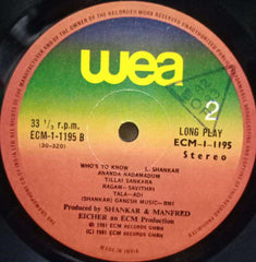 WHO'S TO KNOW - VINYL LP
